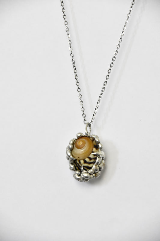 Bubbly Yellow Shell Necklace